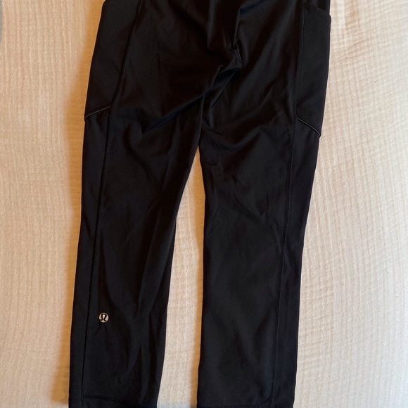 Lululemon Fast and Free Crop leggings Size 4 - Picture 3 of 4